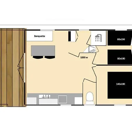 Campingplatz Parc Du Charouzech Salles-Curan